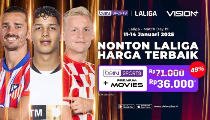 Persaingan Sengit di Matchday 19! Jadwal dan Link Streaming LaLiga 2024/2025 di Sini